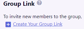 Create Your Group Link