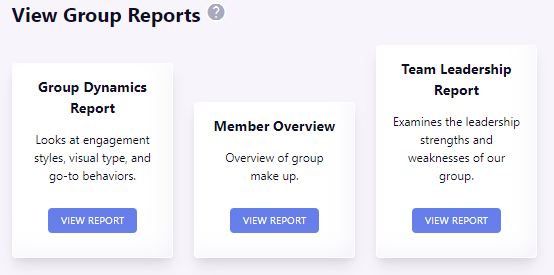 View Group Reports